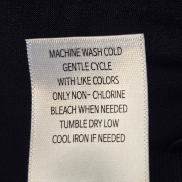 The General Good Ruched Long Sleeve Blouse Black M Regular Fit Neutral NWOT - Picture 7 of 8